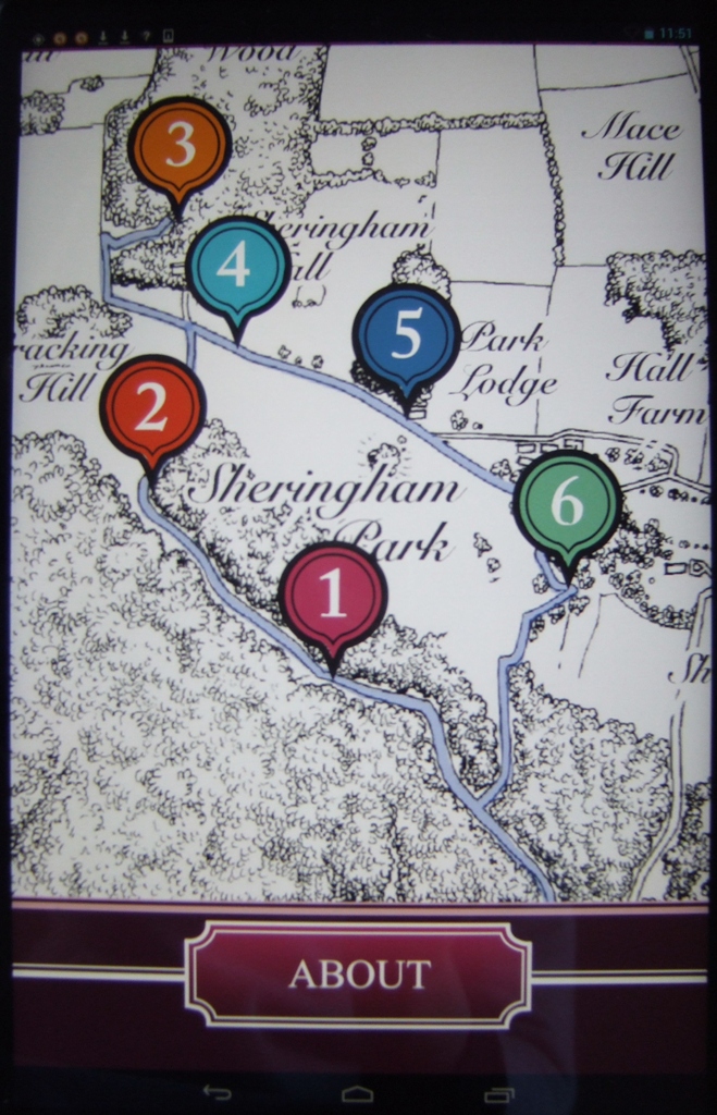 Figure 4 - Sheringham app