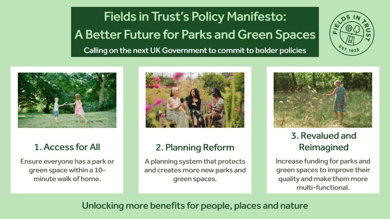 Fields in Trust - “A Better Future for Parks and Green Spaces” manifesto