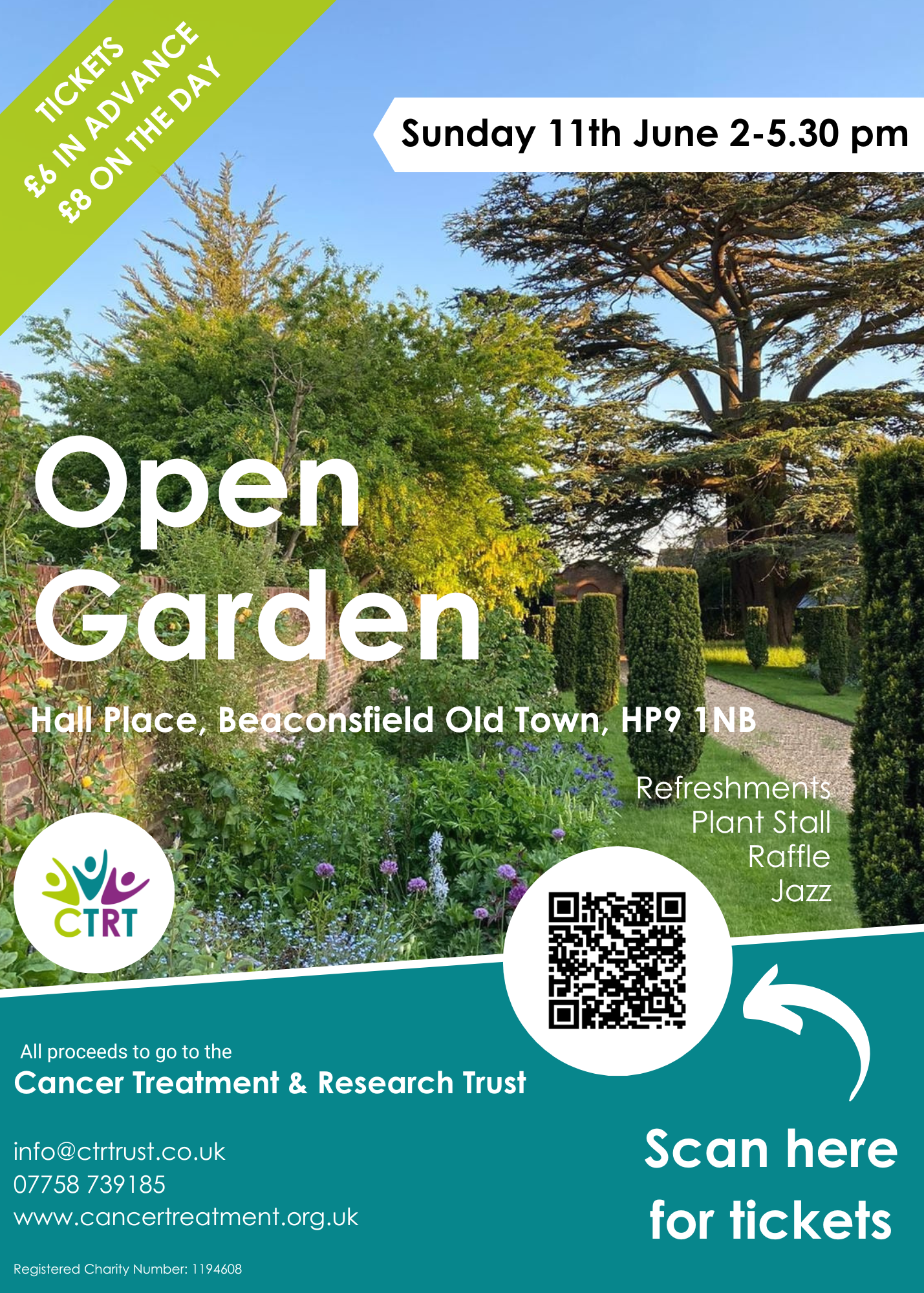 Hall Place Open garden flyer