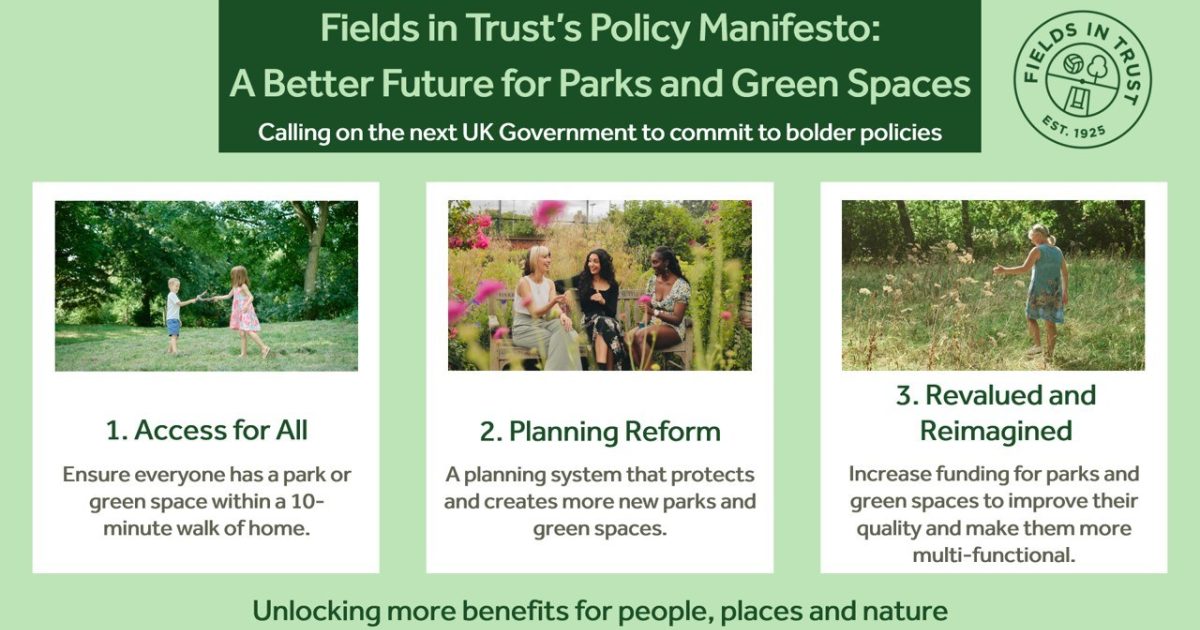 A Better Future for Parks and Green Spaces - Fields… - Parks & Gardens