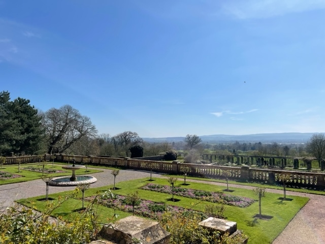 Hestercombe Gardens in the April sunshine