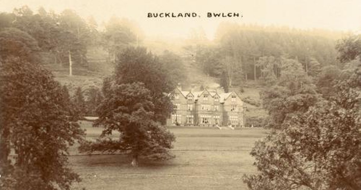 Buckland House, TalybontonUsk Brecon Beacons Parks & Gardens