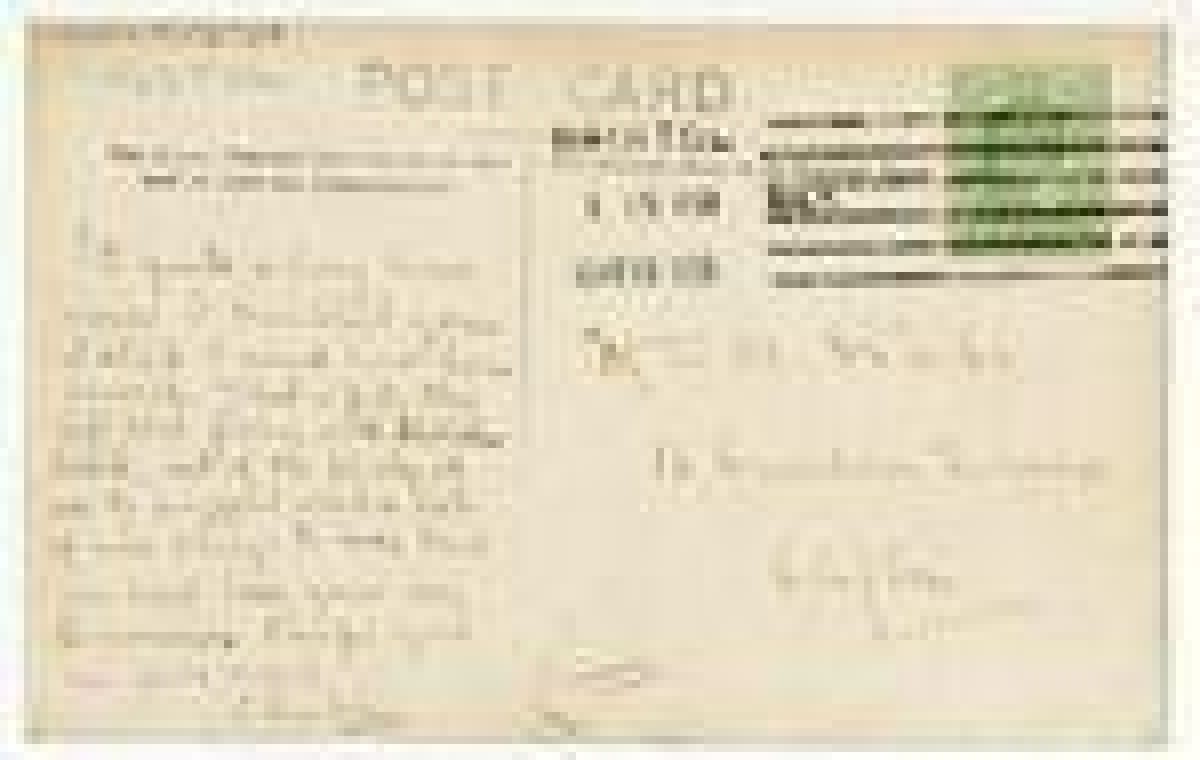 Camden Terrace back of postcard ref: 43207/9/12/128