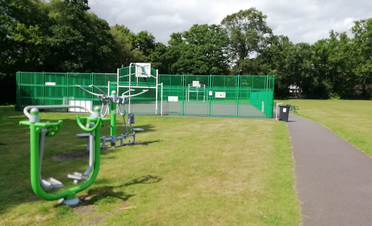 Fitness area and Games Court, Memorial Playing Fields, Verwood