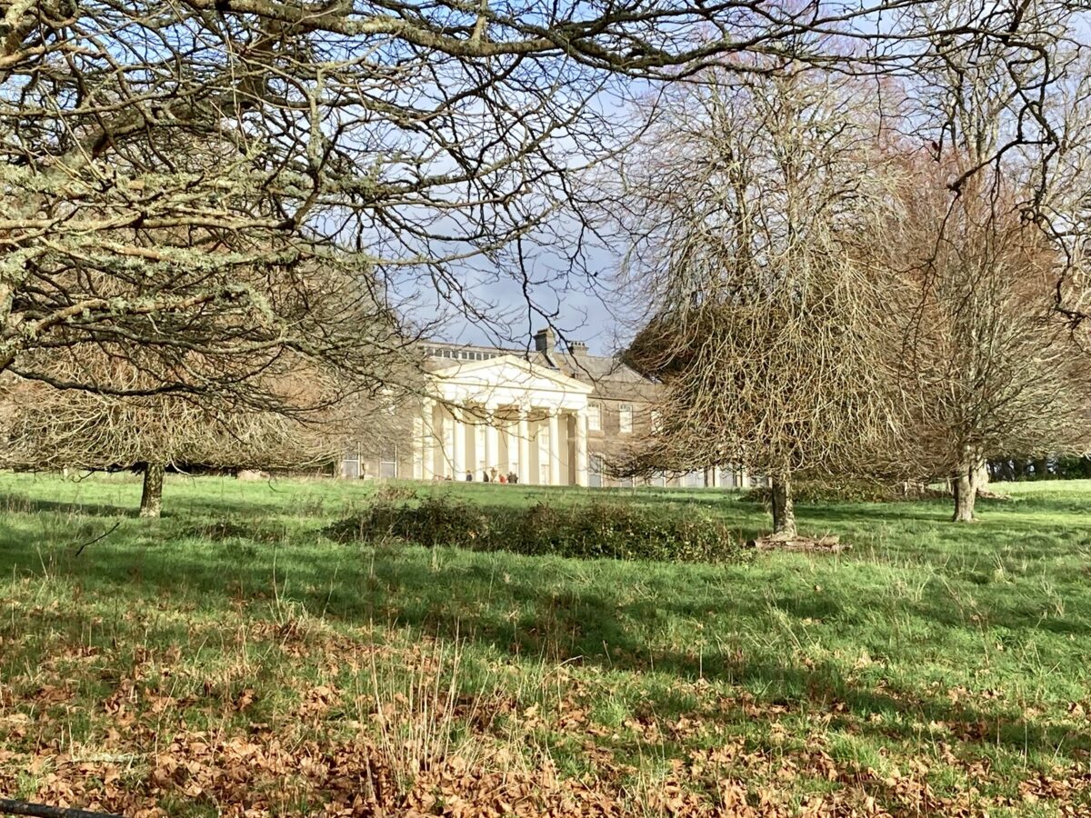 Trelissick Hall taken from the gardens