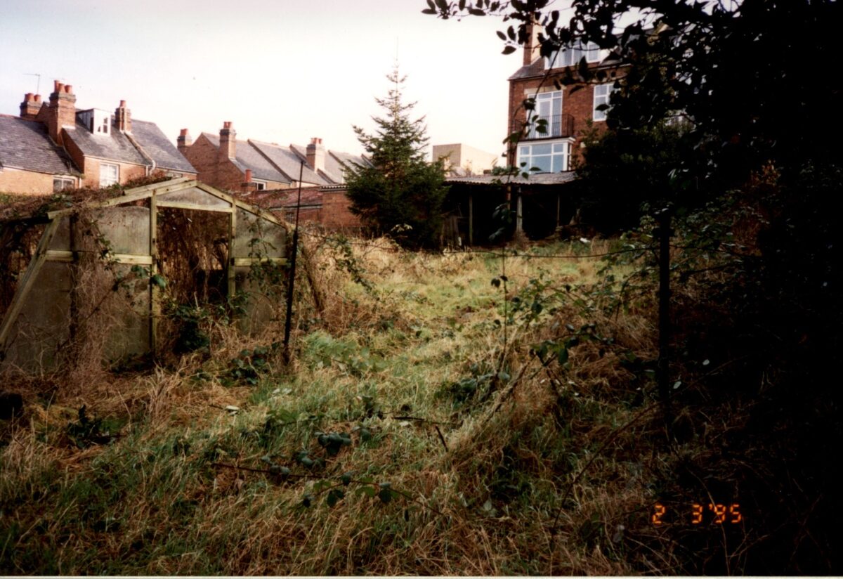 View from summerhouse