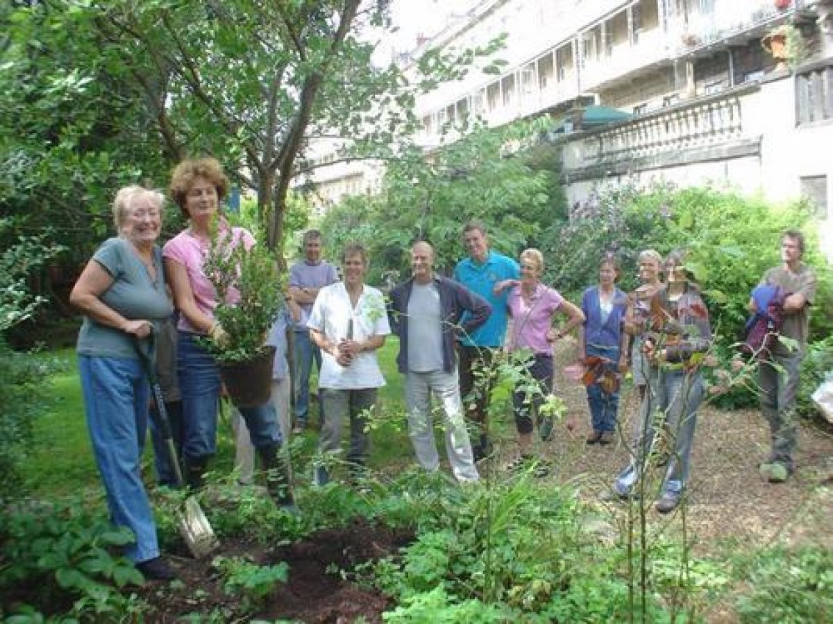 Pgds 20110814 114308 Planting A Tree For Myrtle Ways 70Th Birthday The Longest Serving Resident