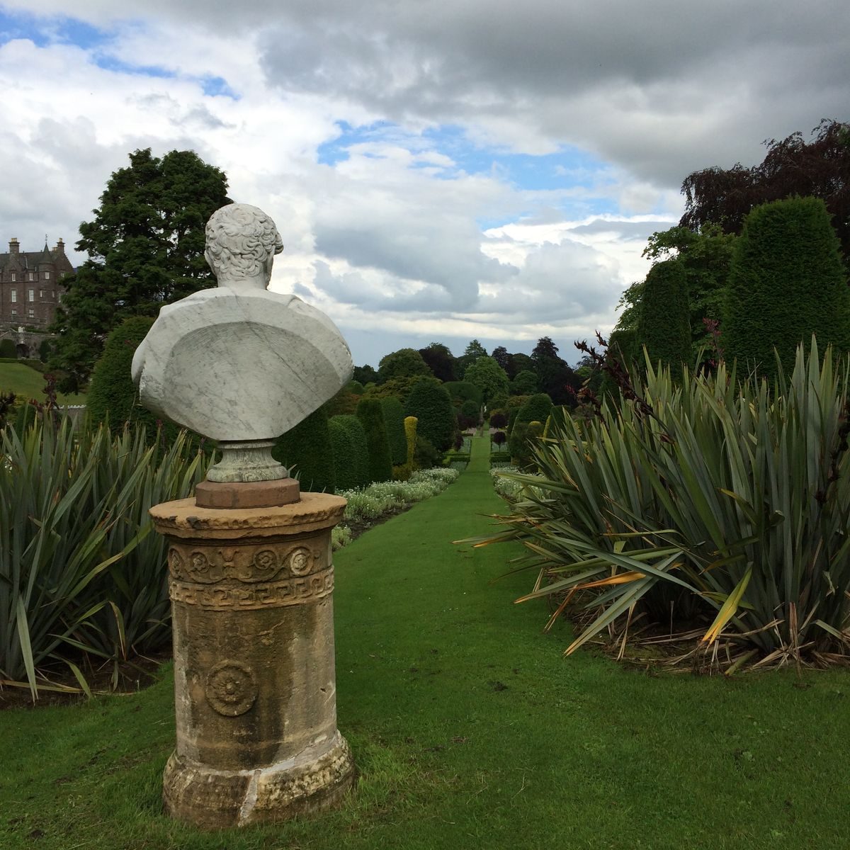 Pgds 20140802 161007 Lower Terrace Diagonal Path Inc Sculpture